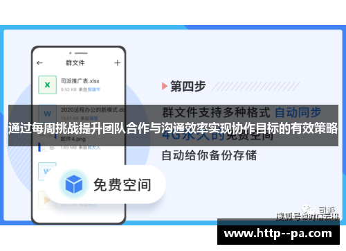 通过每周挑战提升团队合作与沟通效率实现协作目标的有效策略